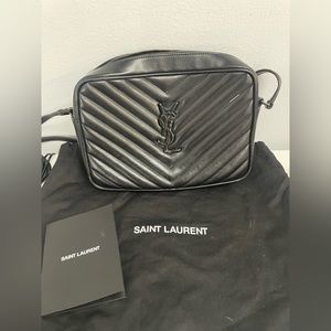 Saint Laurent Lou Medium Monogram YSL Calf Crossbody